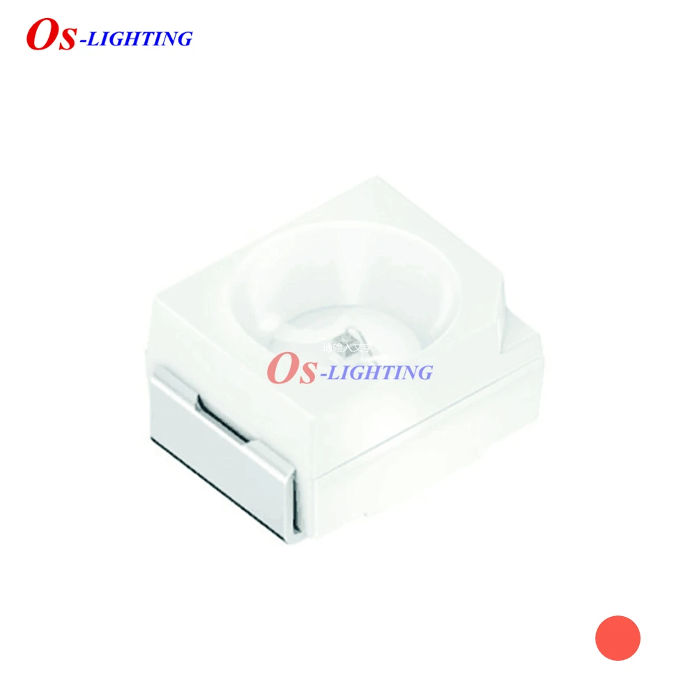 100 шт. Φ 3528 янтарсветодиодный 609 624NM 710 2240MCD 20 мА 0 04 Вт 2 в (LA T67F) очень близко к