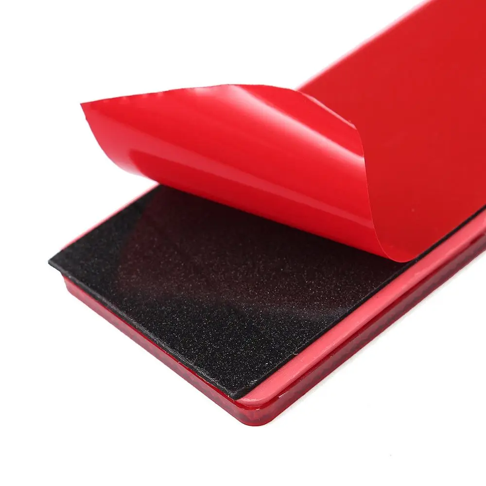 Красно-белая Автомобильная пластиковая светоотражающая лента, декоративная наклейка s Предупреждение ющая Защитная отражающая лента, пленка, авто отражающая наклейка
