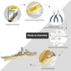 Piececool 3D Metal Puzzle -Russian Battlecruiser Pyotr DIY  Jigsaw Toy Model Building Kits Christmas Gifts for Adults 4