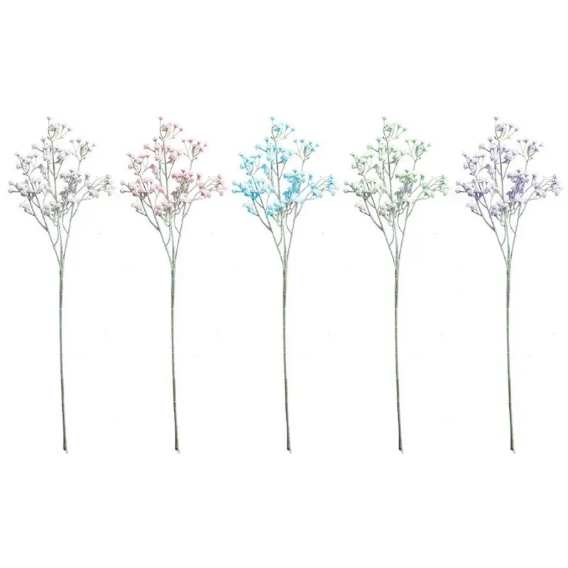 

Artificial Babysbreath Flower Flocking Simulated Gypsophila Paniculata Tischdekoration Flowers for Family Party Wedding Decor