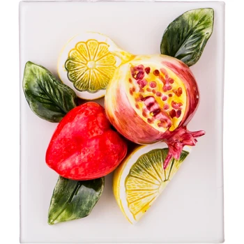 

Mural Wall Pomegranate 16 * 13 * 6 cm Home decor