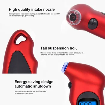 

2019 Digital Tire Pressure Gauge 100 PSI 4 Settings with LCD Display Non-Slip Grip for Car Truck Bicycle CSL88