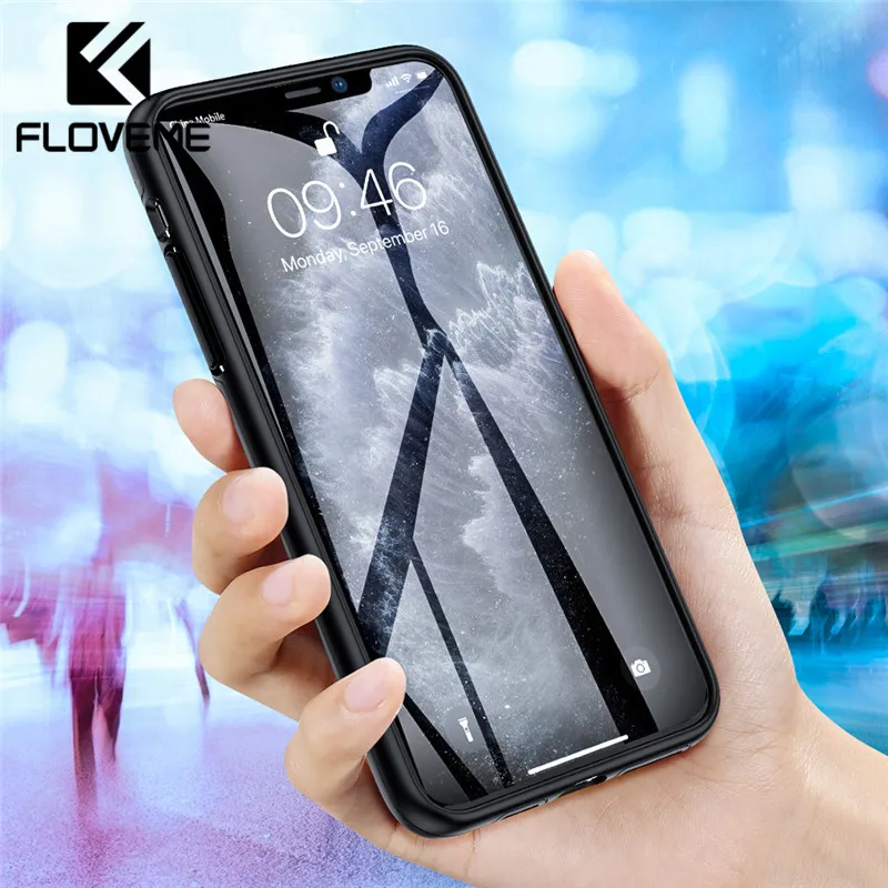 Защитный чехол из закаленного стекла для iPhone 11 Pro Max XR XS 7 8 7|Бамперы| |