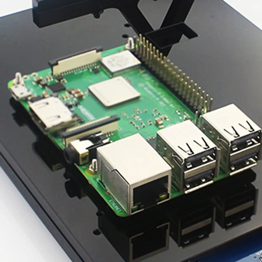 Для Raspberry Pi 4 Модель B 7-дюймовый акриловый оболочка дисплея кронштейн стек Запчасти для авто