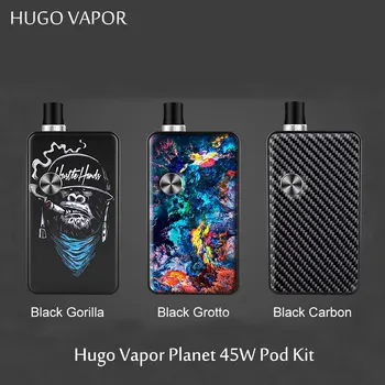 

Hugo Vapor Planet 45W Pod Kit with 3ml Pod Cartridge Power by 18650 Battery Pod System E Cigarette vs Pal 2 Pro/ Vinci Kit