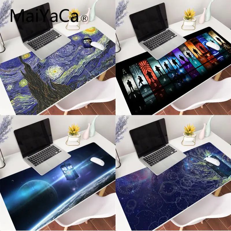 MaiYaCa Doctor Who wallpaper Beautiful Anime Mouse Mat Gaming Pad Large Deak for overwatch/cs go/world of warcraft | Компьютеры и офис