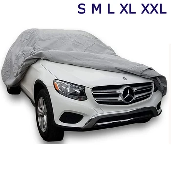 

Outdoor Car Covers for Automobiles Waterproof All Weather, 6 Layer Heavy Duty Cover Sun Uv Protection, Universal Fit Sedan