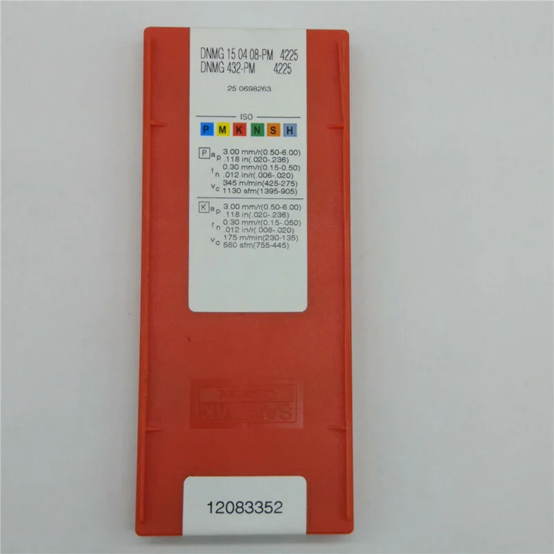 

4225 DNMG150408-PM Carbide Insert Cutter Metalwork Tool Parallelogram Durable High Quality
