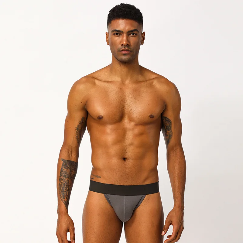 Бренд сексуальное мужское нижнее белье Jock трусы бикини мужские cueca стринги