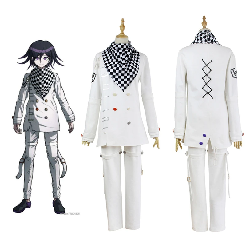 Anime Danganronpa V3 Cosplay Costume Ouma kokichi School Uniform Suit Outfit