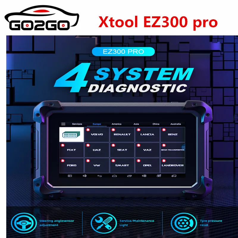 XTool EZ300 Pro с 5 системами Диагностика двигателя, ABS, SRS, трансмиссия и TPMS лучше, чем MD802, TS401 бесплатное обновление онлайн