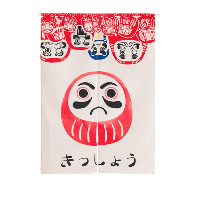 Японский хлопковый текстиль с принтом Декор дверная занавеска настенный гобелен ширмы зональные разделители украшения - Цвет: 4
