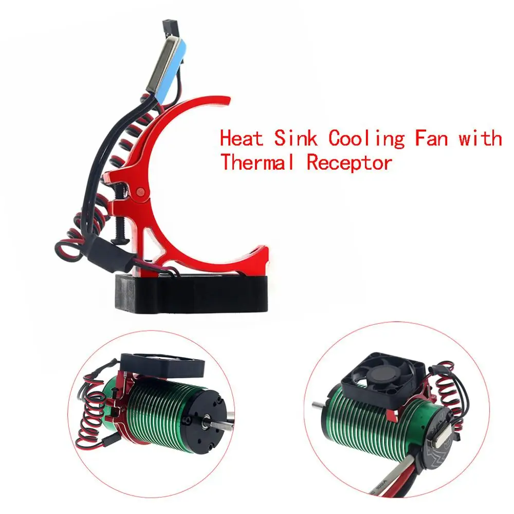 Автомобильный двигатель RC Вентилятор охлаждения радиатора с термоприемником