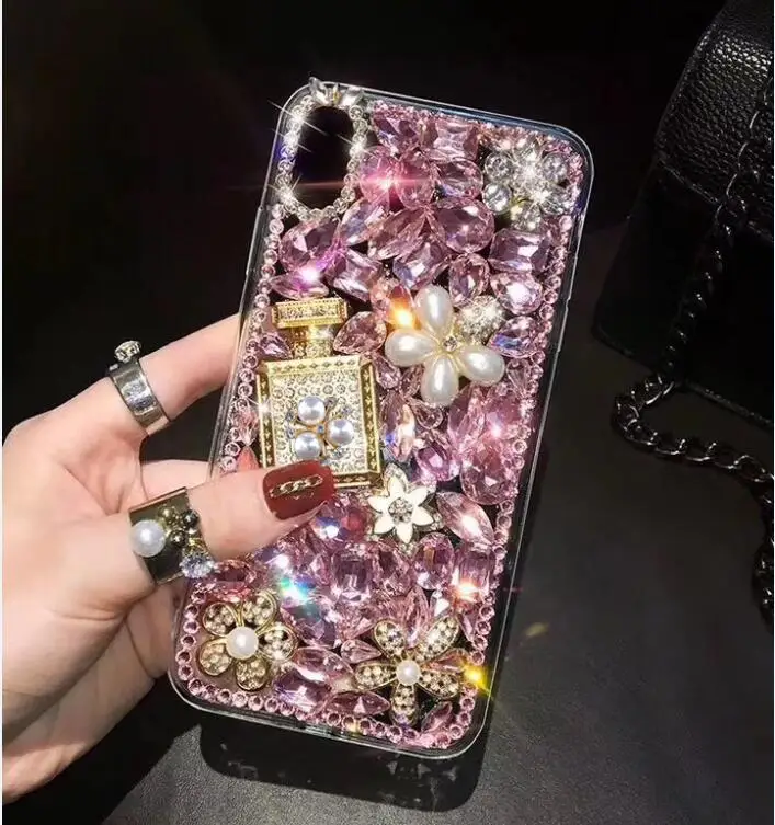 Шикарный Роскошный телефон для Samsung 6 S7 S8 S9 S10 S20 PLUS Lite Note5 8 9 мягкий чехол с