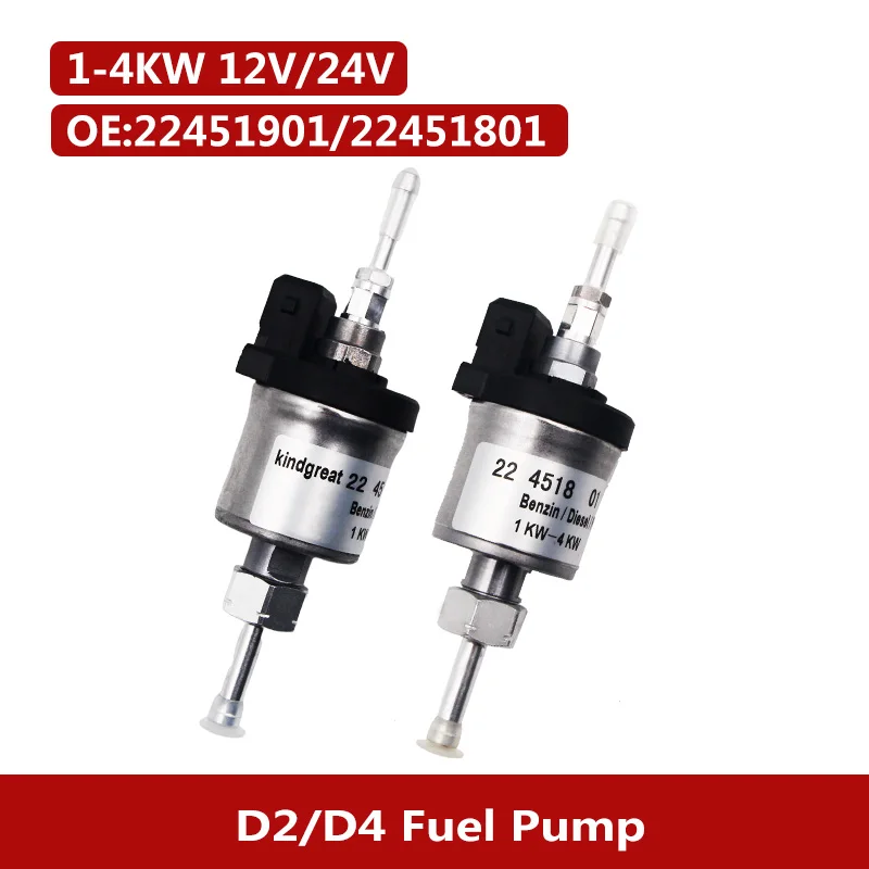 1-4KW 24V Car Diesel Heater Fuel Pump 22451801 For Eberspacher Airtronic D2  D4 D4S 24v Truck Caravan Boat Yacht Night Heaters - AliExpress