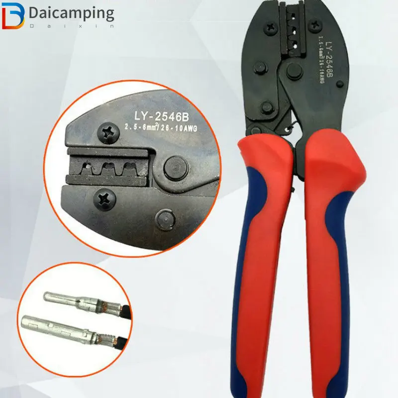 Daicamping LY-2546B MC4 соединители для солнечных батарей плоскогубцы обжимные клещи