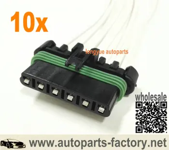 

longyue 10pcs 06-15 Dodge Cummins Diesel 5.9l 6.7l Electric Pass Thru Valve Cover Gasket Connector Pigtail