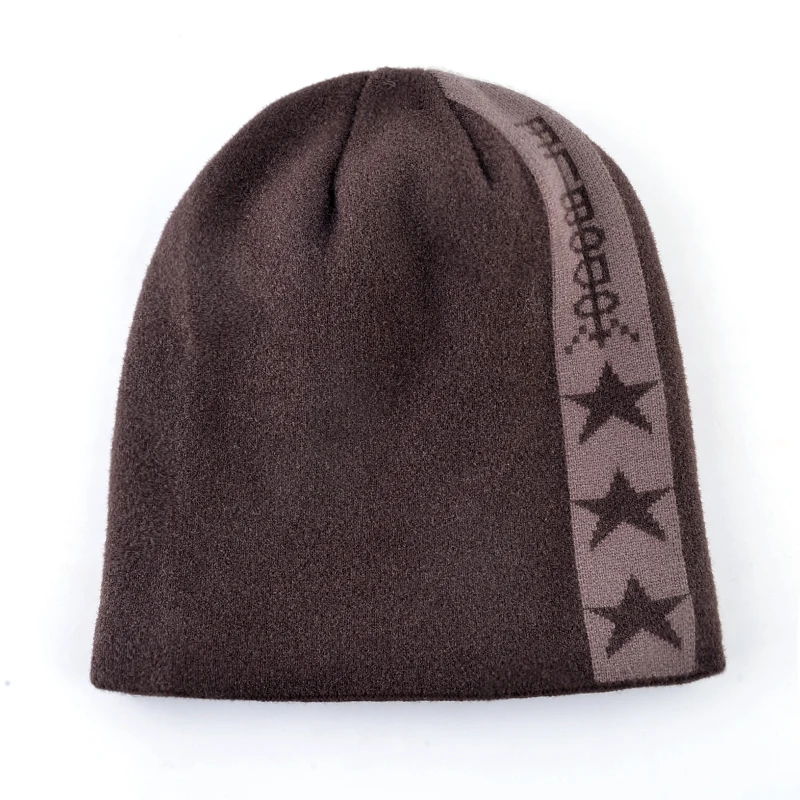 TQMSMY модные Skulies Beanie, мужские вязаные шапки со звездами, одноцветные вязаные зимние шапочки, теплые двухслойные шапки Gorras, шапка TMB37