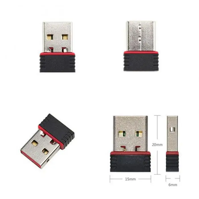 Мини USB беспроводной адаптер карта 150 Мбит/с антенна компьютер для Windows XP/Vista/7/8/Linux Macos
