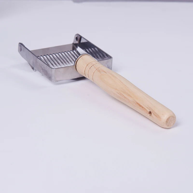 Wooden Handle Needle Honey Knife Sparse Shovel Cutter Honey Scraper Bee Shovel Comb Uncapping Fork Beekeeping Tools beekeeping tools beekeeping accessories beekeeping knife