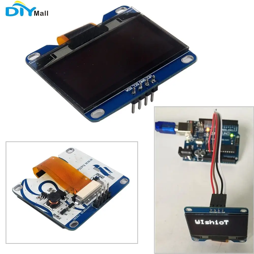 

1.54inch IIC OLED Display 128X64 12864 SSD1305 SSD1309 White for Arduino 3.3-5V