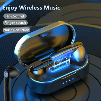 

Mini TWS Bluetooth Wireless Headphones Touch Control Sport Game Headset With Microphone noise reduction Music Business Earphone