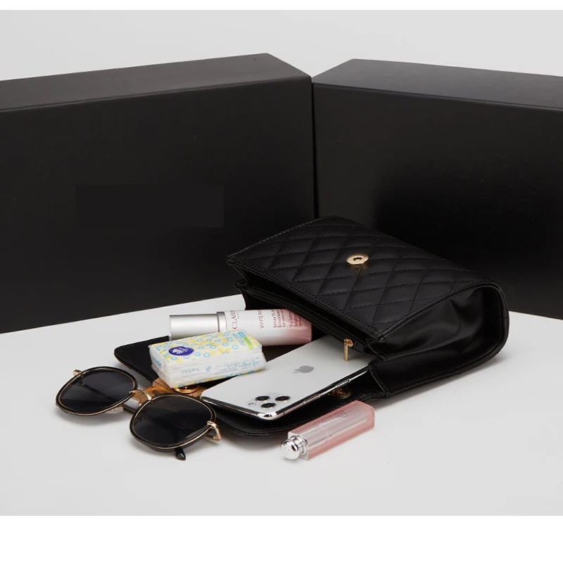 Роскошные летние сумки через плечо винтажная маленькая квадратная Женская