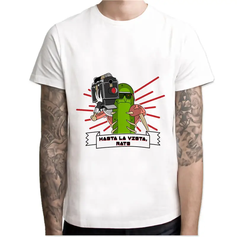 G18 Мужская футболка rick and morty, новая футболка аниме Rick y morty, забавная футболка для мужчин, классные мужские футболки топы - Цвет: G18