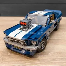 21047 создатель Forded Mustanged автомобиль классический американский автомобиль мышцы гоночный автомобиль строительный блок кирпичи игрушки совместимы с 10265