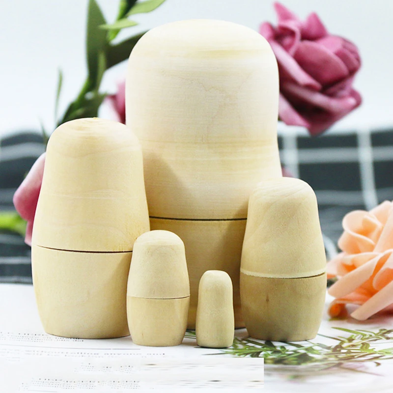 unfinished nesting dolls