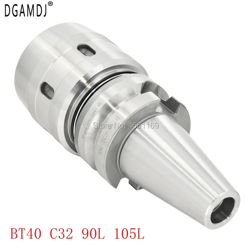 

Strong milling shank High-precision BT40 C32 90L 105L CNC Grinding Holder Collect Chuck Machining Center Tool