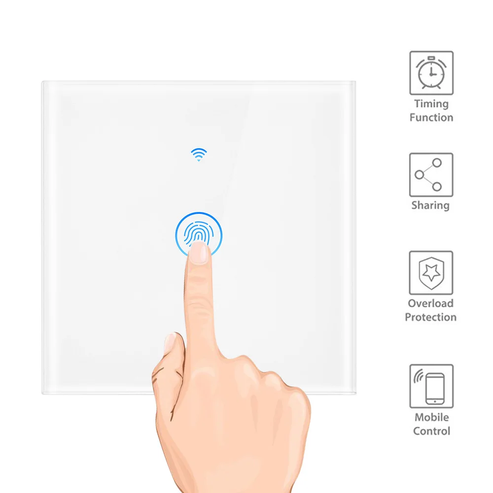 Настенный светильник Wi Fi сенсорный беспроводной с пультом управления через