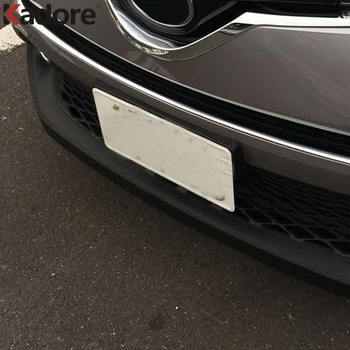 

For Toyota C-HR CHR 2016 2017 2018 2019 ABS Chrome Front Grill Lower Trim Stickers Strip Center Racing Cover Moulding Trims
