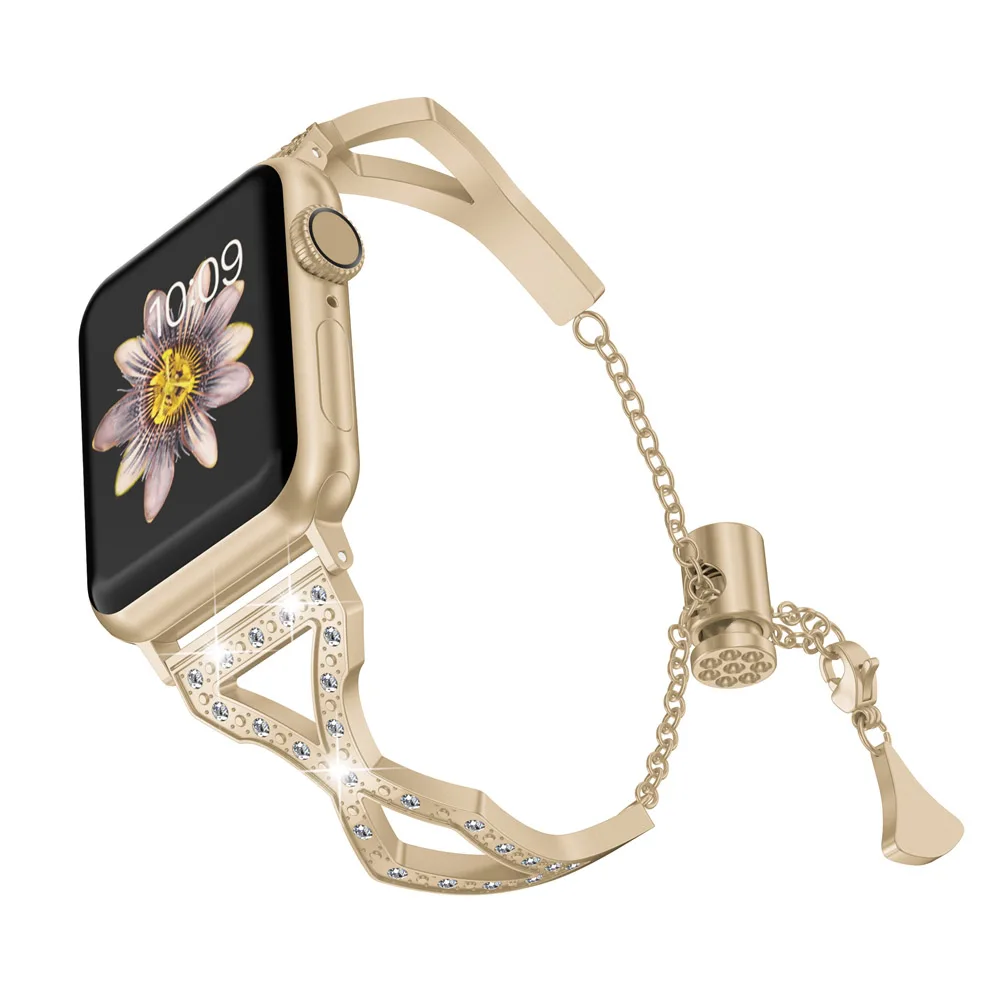Ремешок с регулируемой длиной для Apple Watch iWatch 4 3 2 42 мм/38 мм/44 мм/40 мм браслет из