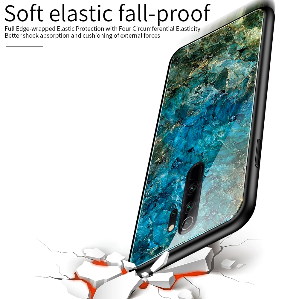 For Xiaomi Redmi Note 8 Pro Case Cover Redmi Note 8T Marble Gradient Tempered Glass Phone 1 For Xiaomi Redmi Note 8 Pro Case Cover Redmi Note 8T Marble Gradient Tempered Glass Phone 2