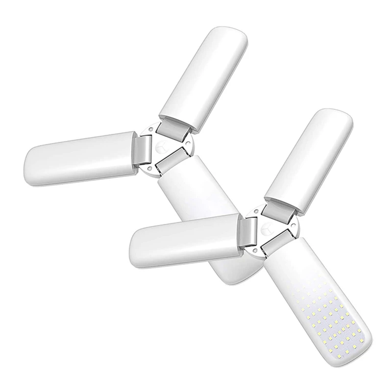 

Garage Lights Basement Lights 45W Led Shop Lights Deformable Led Garage Ceiling Lighting Daylight Light Bulbs Adjustable for Gar