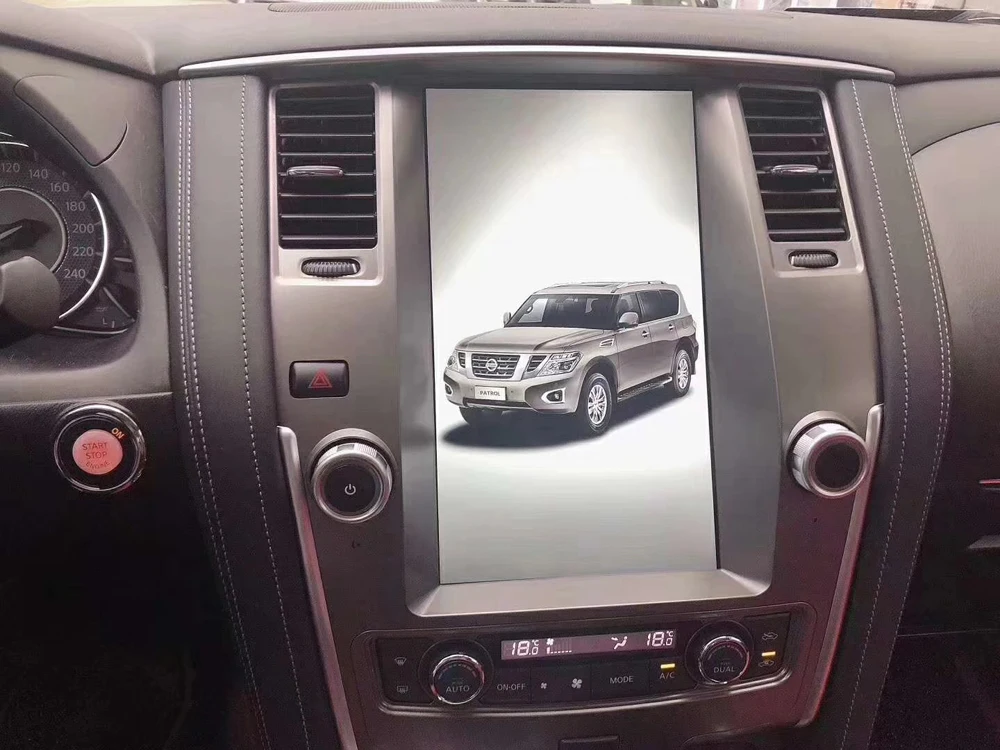 13," Tesla ips экран Автомобильный навигатор для Nissan Patrol PX6 Android 8,1 автомагнитола gps bluetooth Мультимедиа carplay головное устройство