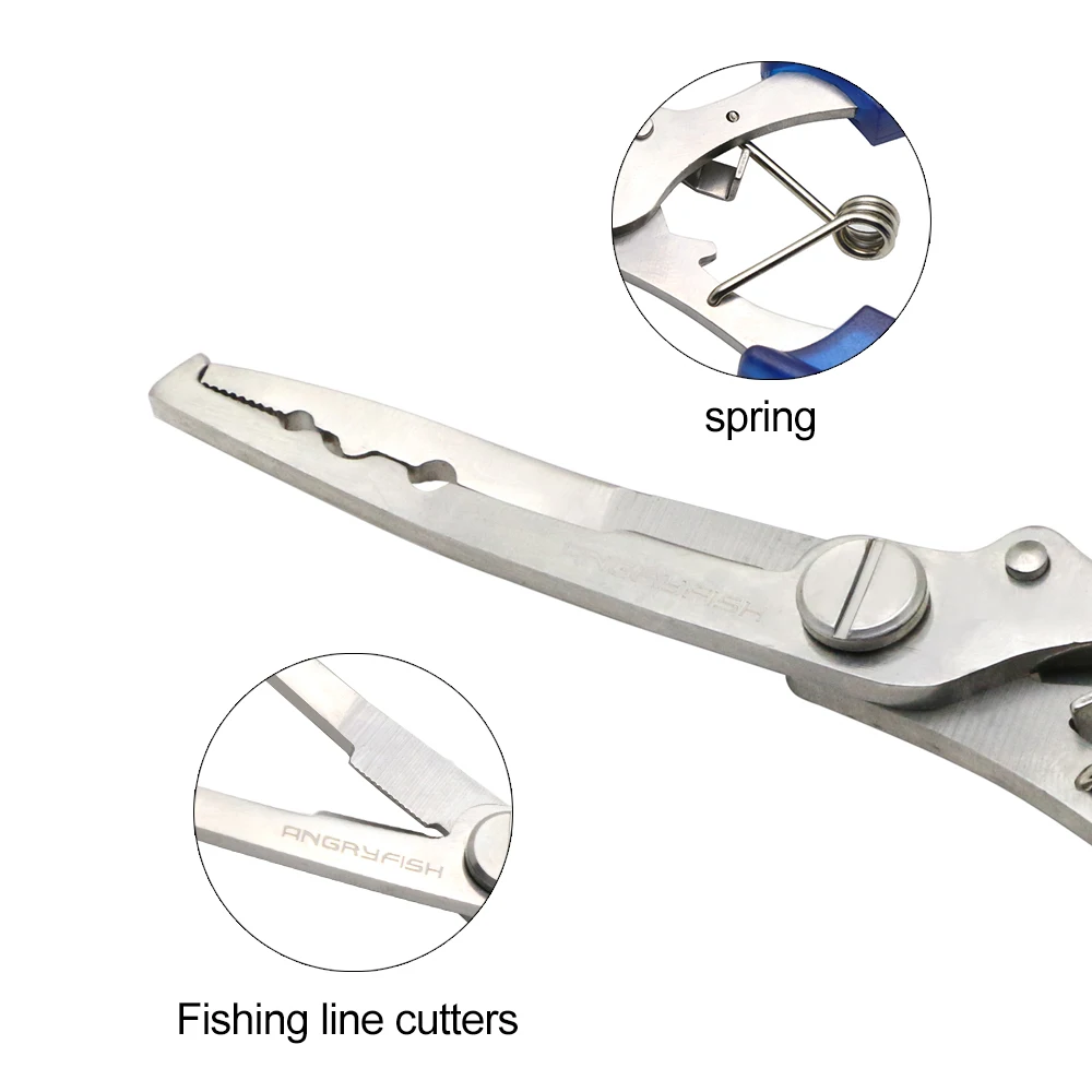 Лидер продаж рыболовные инструменты Angryfish стальные плоскогубцы для рыбалки