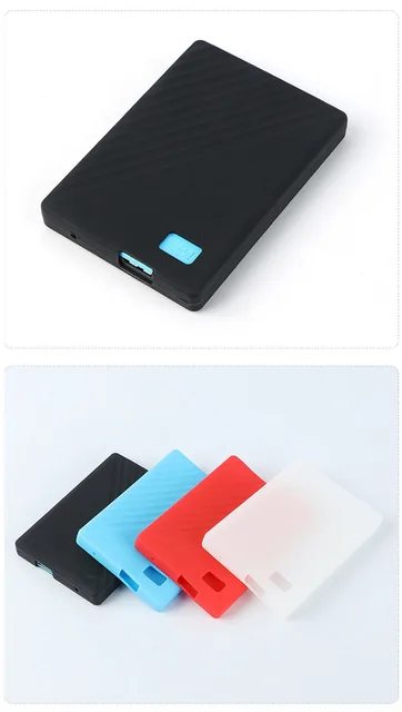 Juste de protection en silicone souple pour disque dur portable