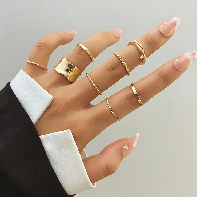 Joker Stainless Steel Ring Ring Fashion Middle Finger Rings