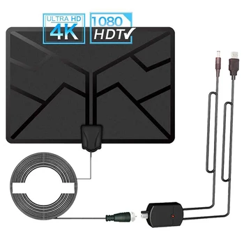 

SOONHUA 4K HDTV Antenna Indoor HD 1080P Digital Amplified Antenna 960Miles Antennas With Amplifier Free HD Channels