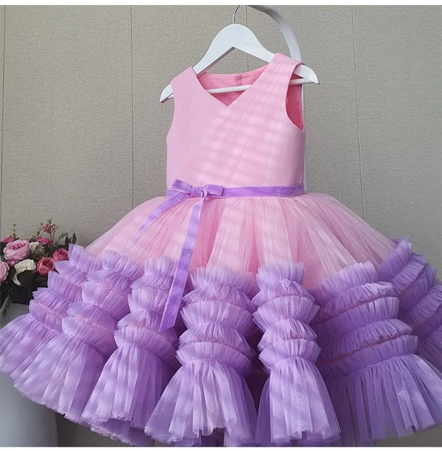 4 To 10 Years Girls Dress New Gorgeous Princess Tutu Dress Kids Dresses For  Girls New