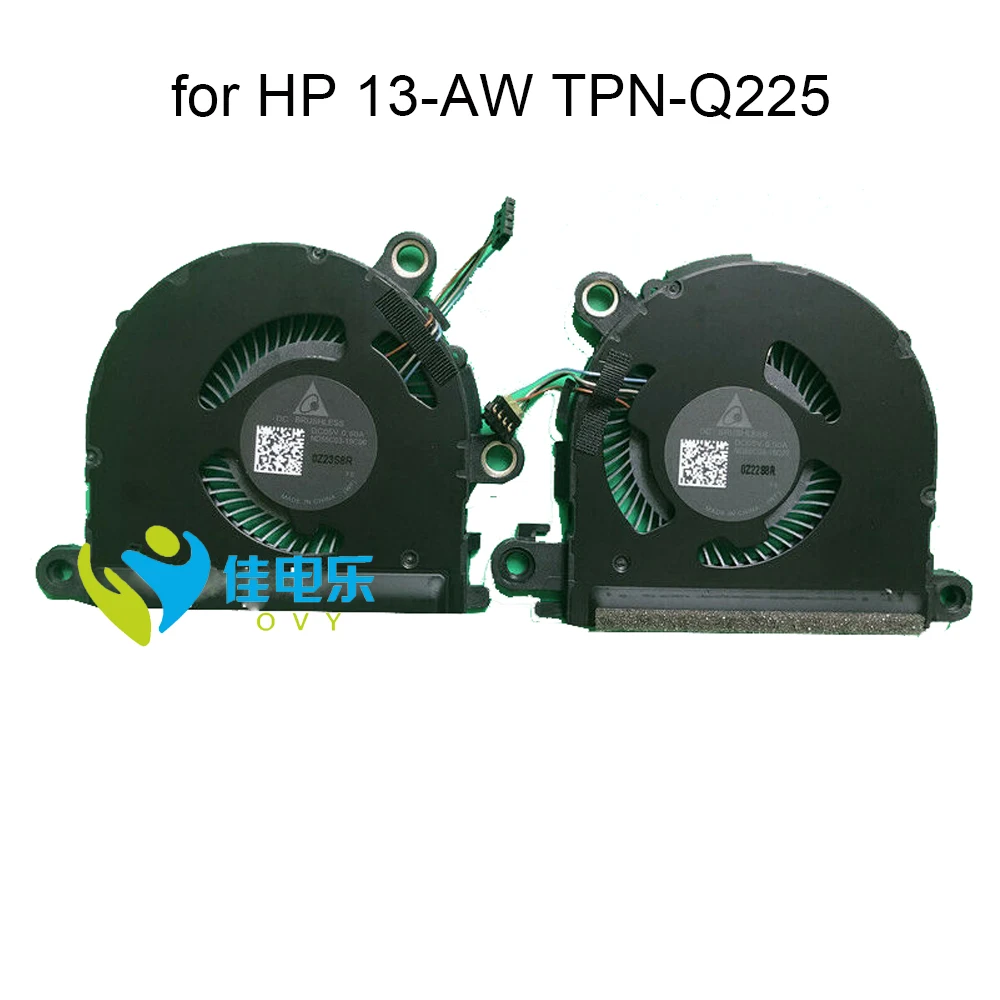 Portátil Cpu Gpu Ventilador de Refrigeração para hp Spectre X360 13-aw Aw0091na 13-aw2042tu Tpn-q225 Nd55c03 19c06 19c07 Cooler Fãs da Placa Gráfica