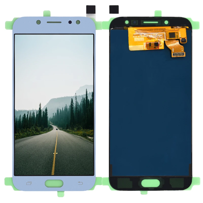 Najtaniej 5.5 cala dla Samsung Galaxy J7 Pro 2017 J730 SM J730F J730FM DS J730F DS J730GM DS wyświetlacz LCD + montaż digitizera ekranu dotykowego