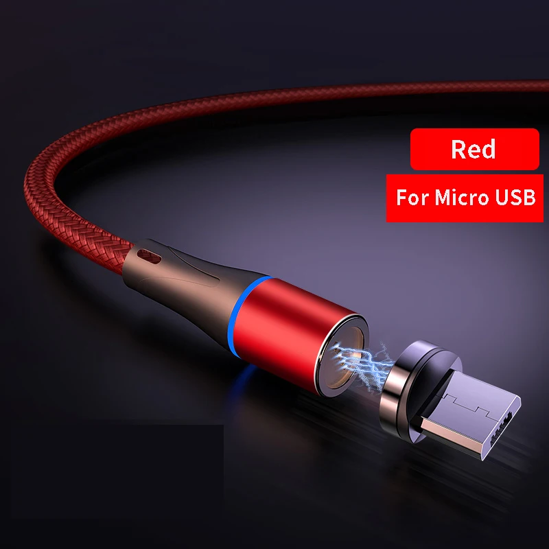 1 м Магнитная Быстрая зарядка для type-C Micro USB интерфейсный кабель для iPhone 11 samsung мобильный телефон кабель магнит зарядное устройство провод шнур - Цвет: 5