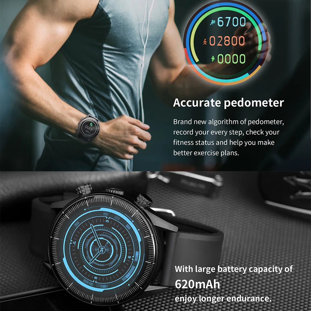  Smart Watch 1GB RAM + 16GB ROM Android 7.1 1.39 inch AMOLED Touch Screen IP67 Waterproof Support SI