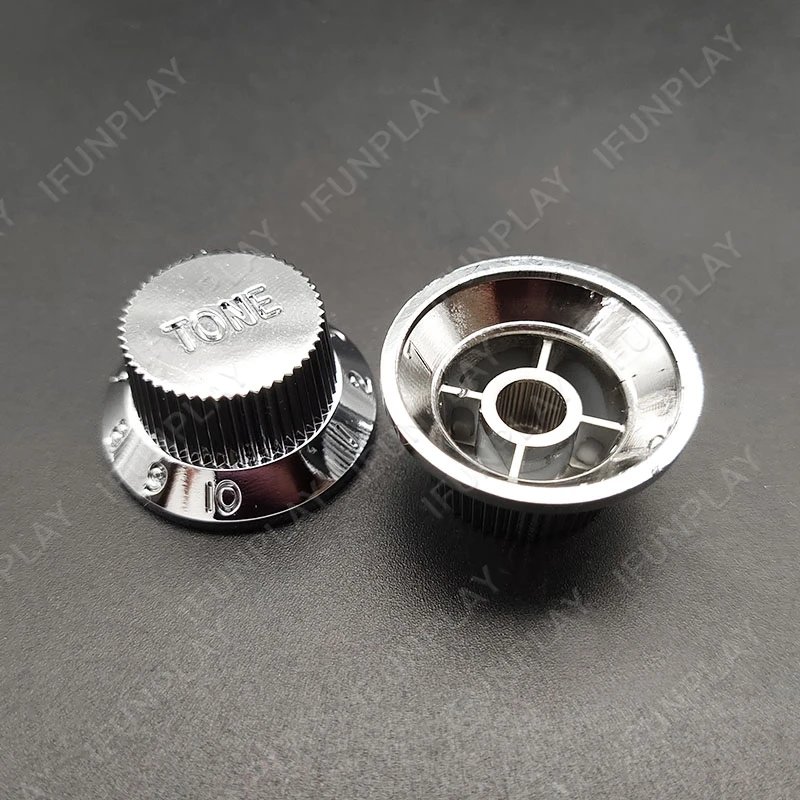 EVA KNOBのみ MF-A Series Silver Tone Top Boss Style Knob - 19.5mm To 45mm