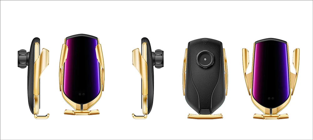 概念车载智能无线充支架-金色2