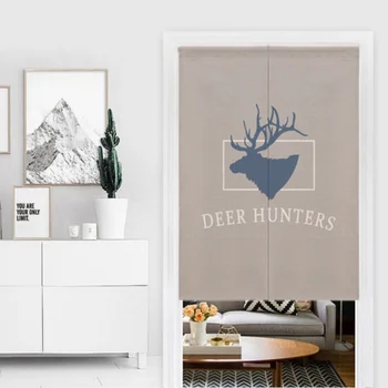 

Deer Design Japanese Doorway Curtain Wall Hanging Tapestry Screens Room Dividers
