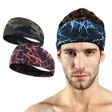 Фитнес Повседневный для мужчин и женщин тренажерный зал Йога Напульсник для бега растягивающаяся повязка для волос эластичная спортивная повязка на голову для занятий спортом на открытом воздухе